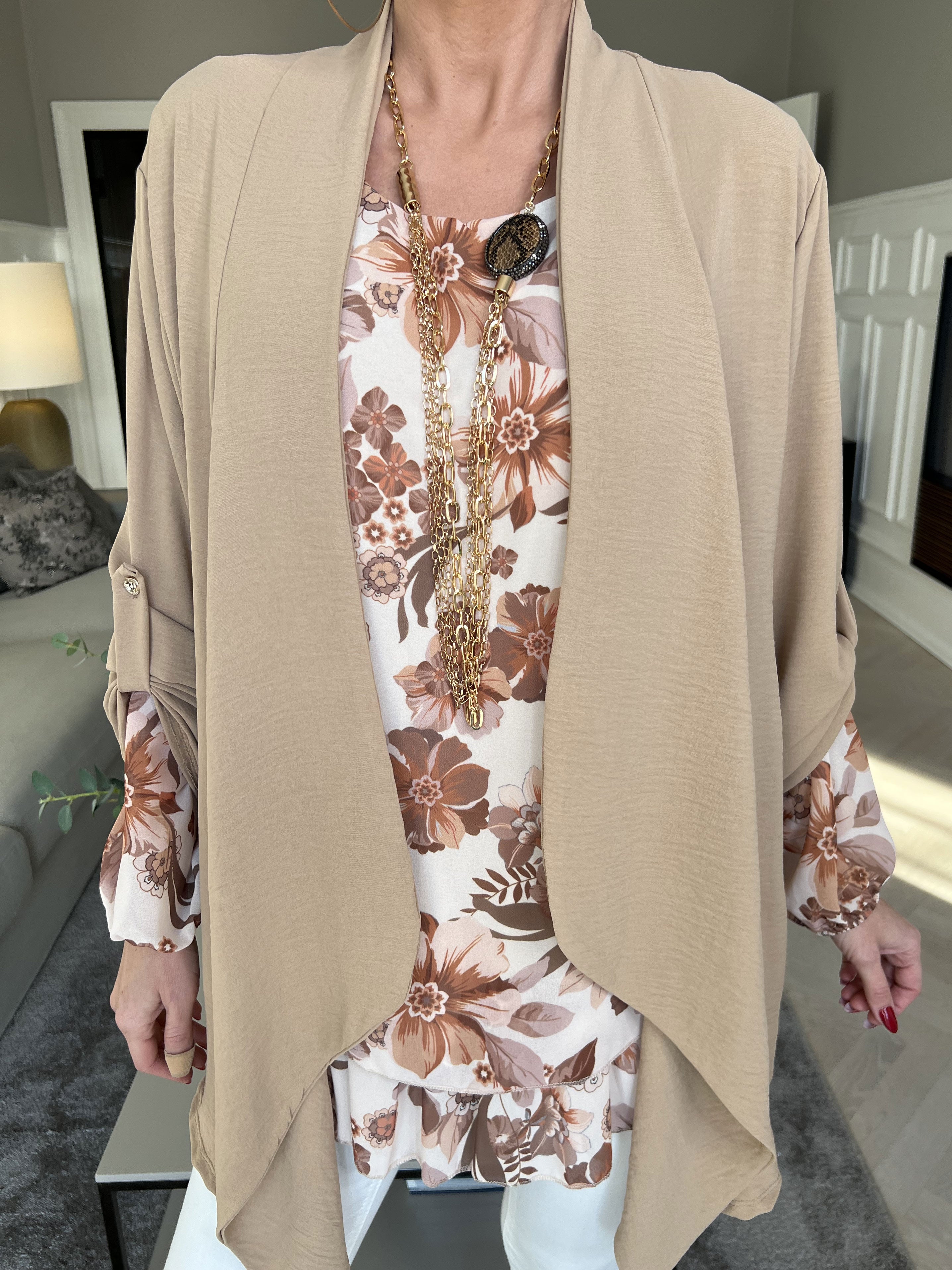 Dream - Enkel cardigan i let og fint stof